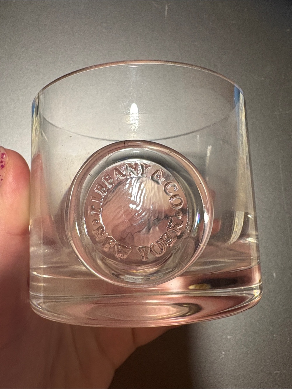 Tiffany & Co. Clear Glass votive